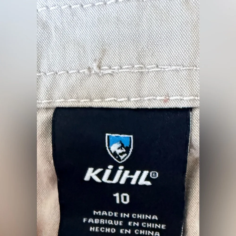 Kuhl women’s hiking climbing camping khaki shorts 5 pockets lightweight 10 EUC - Picture 6 of 12